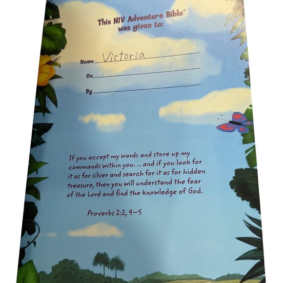 NIV Adventure Bible For Kids By Zonderkidz - Picture 4 of 4